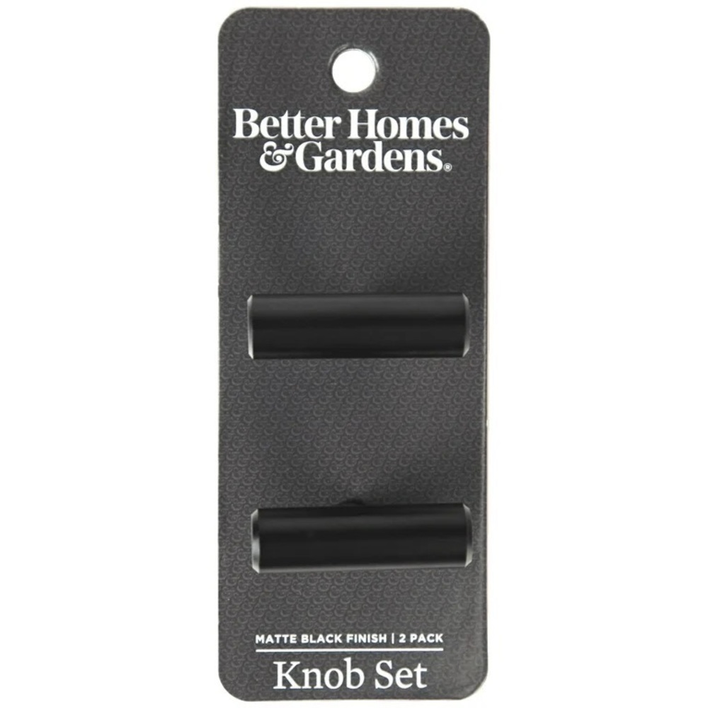 Black Matte Pull Knobs 2 sets (4 total)
